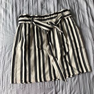 TOPSHOP Striped Skirt